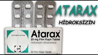 ATARAX TABLET Nedir Niçin Kullanılır Nasıl Kullanılır Yan Etkileri Nelerdir [upl. by Aicemaj544]