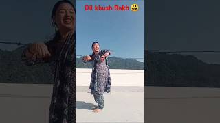 Dil khush Rakh Mitra punjabisong dance short [upl. by Germann]