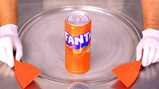 How to make Fanta to Ice Cream Rolls  Like Youve Never Seen Before ASMR [upl. by Parnas]