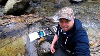 Scotland Tyndrum gold panning April 2019 [upl. by Udelle]