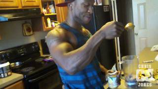 Muscle Building Protein Smoothie by Chris Jones of Physiques Of Greatness [upl. by Camroc43]