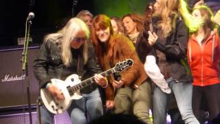 Uriah Heep  Free n Easy with many girls on stage live Sierre Blues Festival 100714 [upl. by Yllaw]