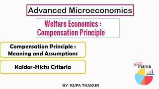 Kaldor Hicks compensation Criterion Kaldor Hicks efficiency Advanced Microeconomics  ECO mania [upl. by Virg589]