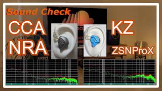 CCA CRA vs KZ ZSN Prox IEMs Chinese InEar headphones Sound Comparison 中華イヤホン音比較 [upl. by Tuneberg]