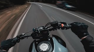 Testing the Quickshifter  YAMAHA MT07 AKRAPOVIC  QUICKSHIFTER 4K [upl. by Anaitat212]