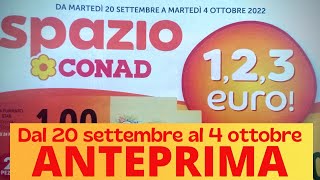 Volantino CONAD dal 20 settembre al 4 ottobre ANTEPRIMA [upl. by Edroi]