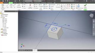 9 inventor part change dimension [upl. by Baggett]