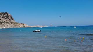 Greece  Stegna amp Tsambika Beach  Rhodes  Walking Tour  ASMR 4K [upl. by Girish]