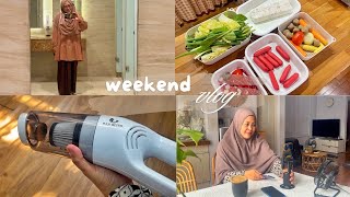 weekendvlog WEEKEND PRODUKTIF DARI JAM 4 PAGI VACUUM CLEANER 200 RIBUAN MOVIE DATE ISI WORKSHOP [upl. by Nerek899]