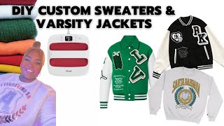 How to Make Custom Jackets and Sweatshirts using a Heat Press [upl. by Gale]