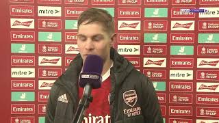 Emile Smith Rowe on his quotInitialquot red card vs Newcastle [upl. by Adnilim]