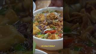 Bún riêu thế này mới phê chứ hanoifood [upl. by Inaboy311]