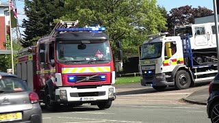 Bolton North DAF Beavertail  Pump Turnout  Greater Manchester Fire And Rescue Service [upl. by Asit29]