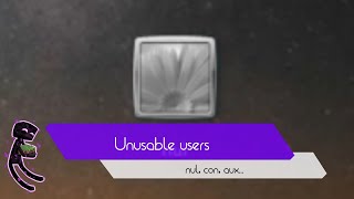 Unusable users in Windows [upl. by Amlev868]