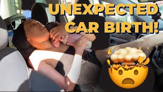 Unexpected Car Birth  Actual Footage  Surprise Gender Reveal VLOG [upl. by Eimak]