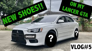 NEW WHEELS Anong Mags ang Pwede sa LANCER EX GTA 20 [upl. by Avner]