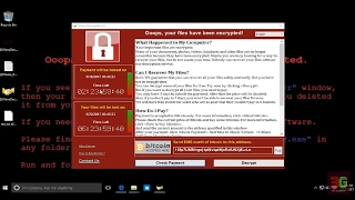 WannaCry Demo  How WannaCry WorksAttacks  WannaCry Ransomware [upl. by Sadnac]