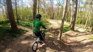 Shredding MTB Freeride Jumps on a 20quot Trials bike xD [upl. by Aneres]