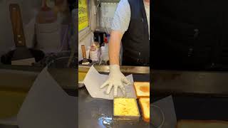 Ham Cheese Toast  Korean Street Food shortsvideo [upl. by Lyrradal731]