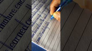 Letest handwriting practice in English  Modern calligraphy  handwriting youtubeshorts [upl. by Conte]