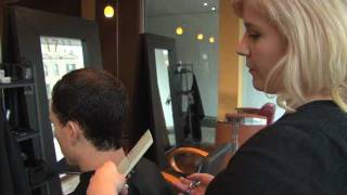 Haircut Tutorial How to do Scissor Over Comb [upl. by Hamner]