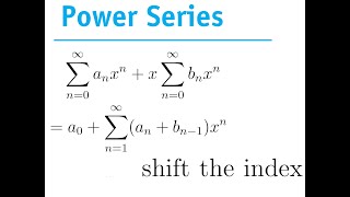 Adding Series Using Indexing Shifting Dummy Variables Relabeling Examples [upl. by Alic]