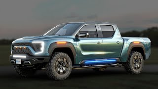 New Nikola Badger Pickup 2023  2024  Electric 060 mph in approximately 29 seconds [upl. by Dannye515]