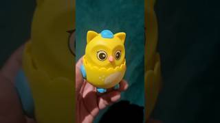 Coruja Classic Wind Up Interactive Owl Shaped Press Brinquedos toys [upl. by Errick]